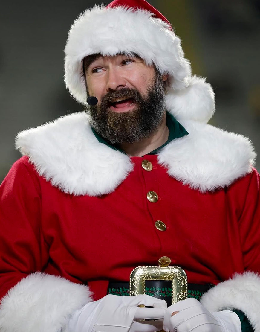 Jason Kelce Santa Claus Coat