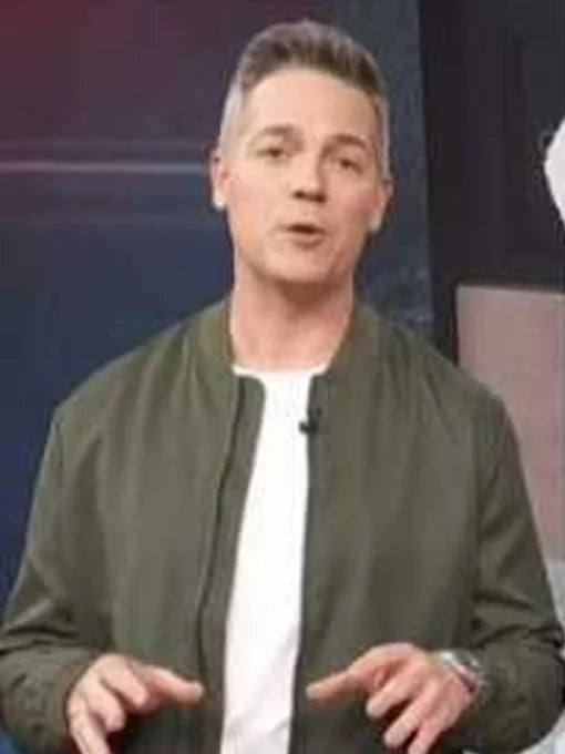 Access Hollywood Jason Kennedy Green Jacket