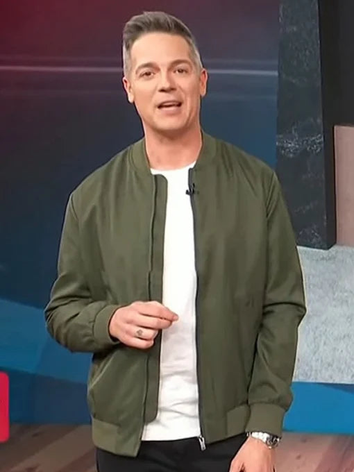 Access Hollywood Jason Kennedy Green Jacket