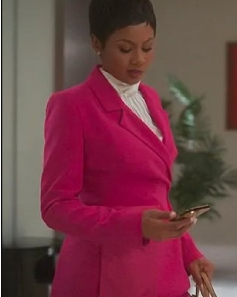 Reasonable Doubt S02 Emayatzy Corinealdi Pink Blazer