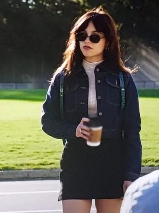 Miller’s Girl 2024 Jenna Ortega Denim Jacket