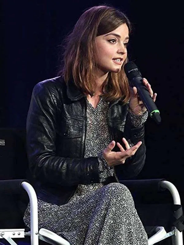Jenna Coleman Black Jacket