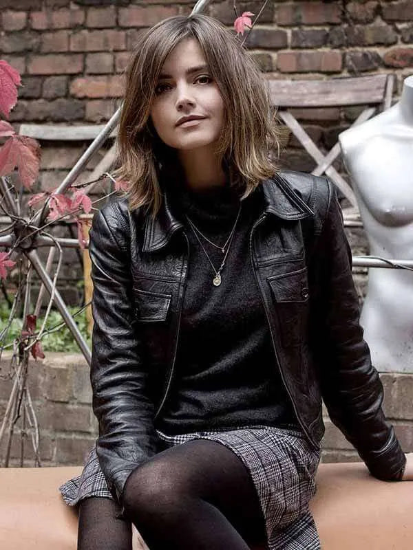 Jenna Coleman Black Jacket