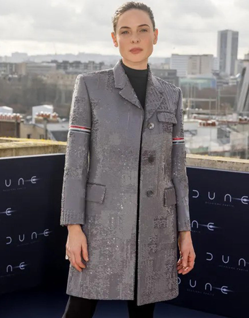 Dune Part Two 2024 Rebecca Ferguson Grey Coat
