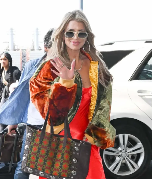 Jessica Simpson JFK Airport 2025 Jacket