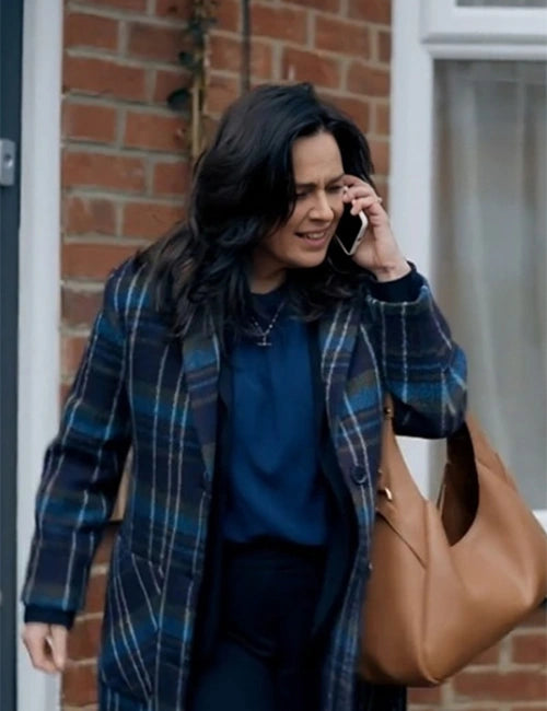 Jill Halfpenny The Feud Light Coat