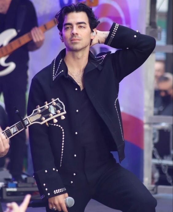 Joe Jonas Today Show In New York City Black Jacket
