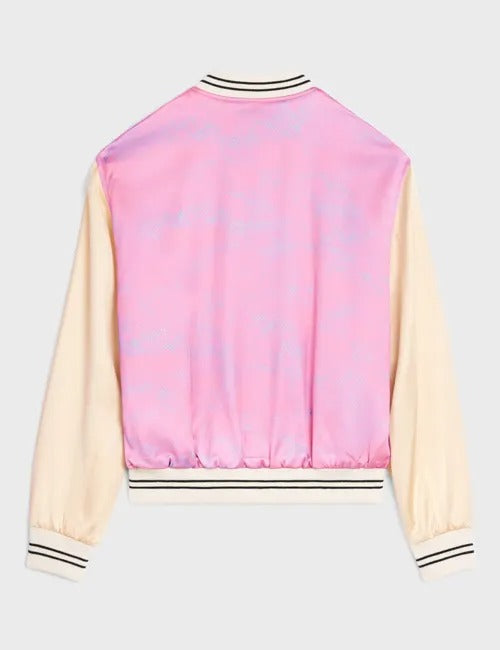 John Legend The Voice S25 Pink Bomber Jacket