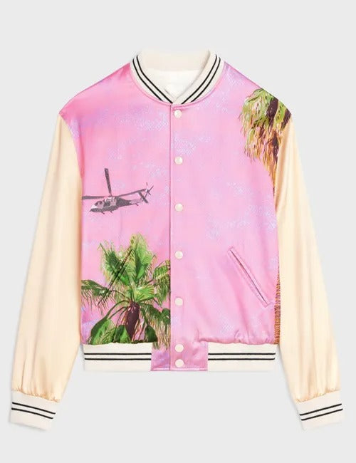 John Legend The Voice S25 Pink Bomber Jacket