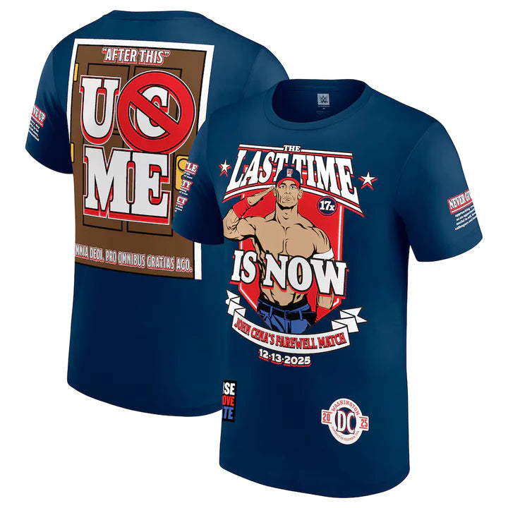 John Cena Farewell Tour 2025 Washington D.C. T-Shirt
