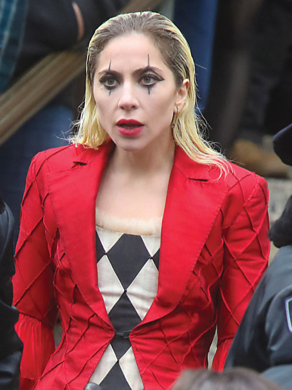 Joker Folie À Deux 2024 Lady Gaga Red Blazer