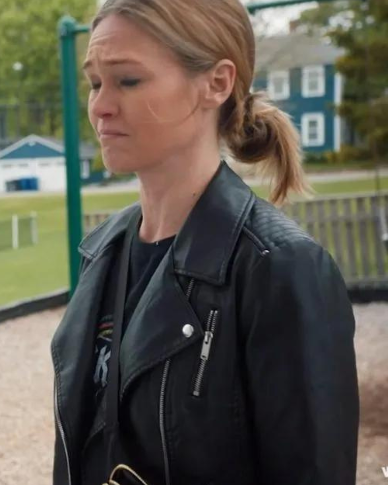 Chosen Family 2024 Julia Stiles Black Jacket