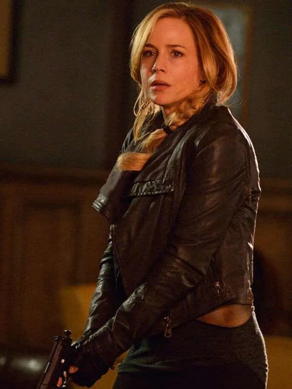 Julie Benz Defiance Black Leather Jacket