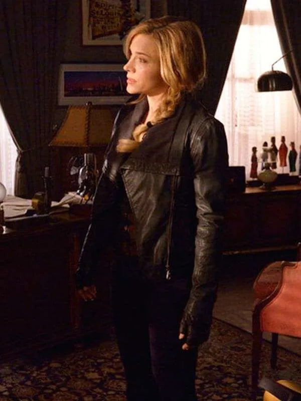 Julie Benz Defiance Black Leather Jacket