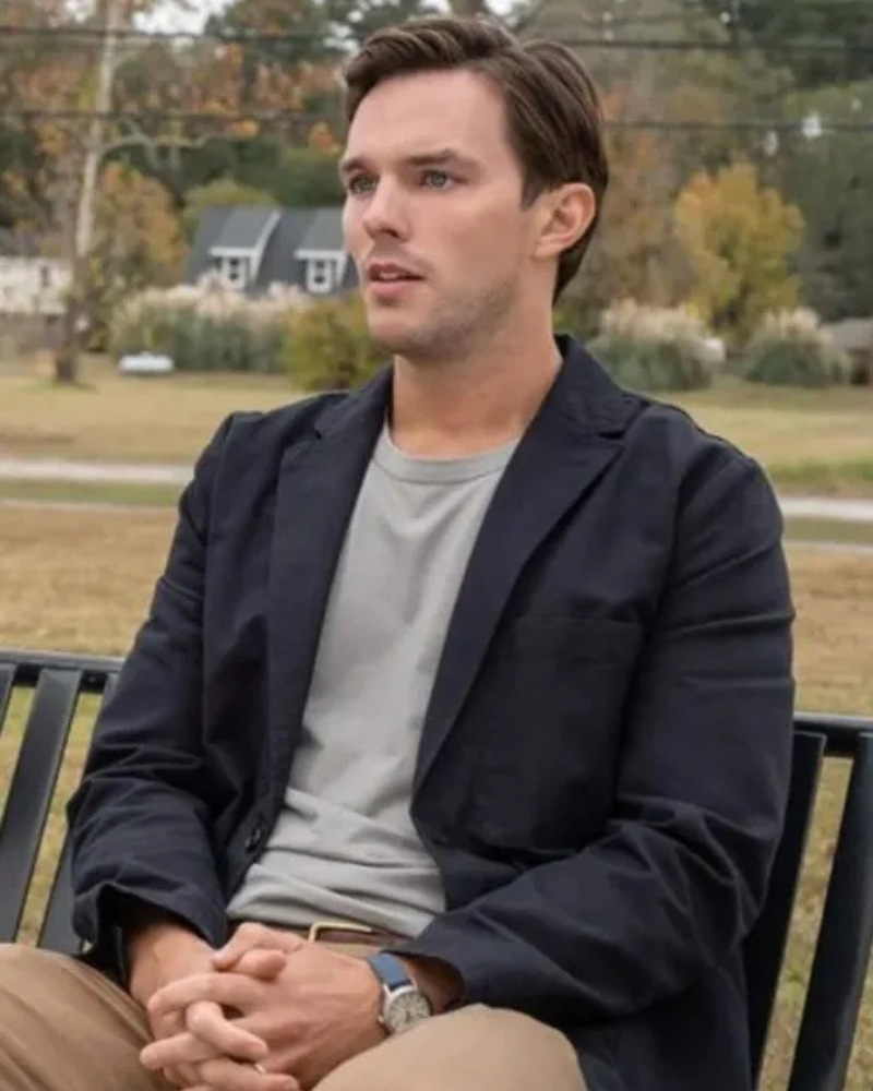 Juror #2 2024 Nicholas Hoult Black Blazer