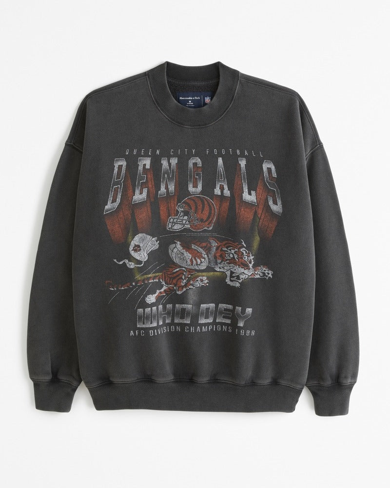 Cincinnati Bengals Graphic Crew Sweatshirt