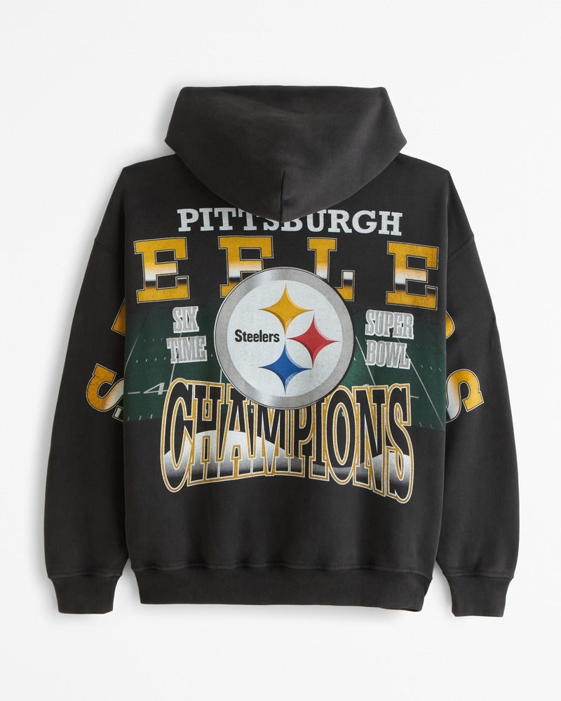 Pittsburgh Steelers Graphic Popover Hoodie