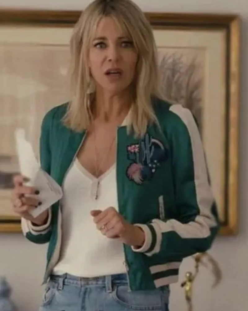 Hacks Tv Series DJ Vance Green Varsity Jacket