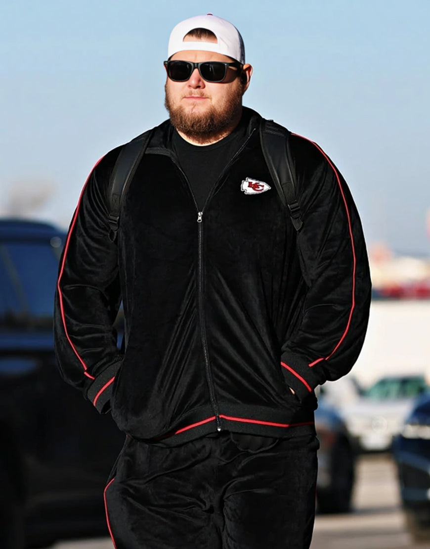 Kansas-City-Chiefs-Creed-Humphrey-Black-Tracksuit