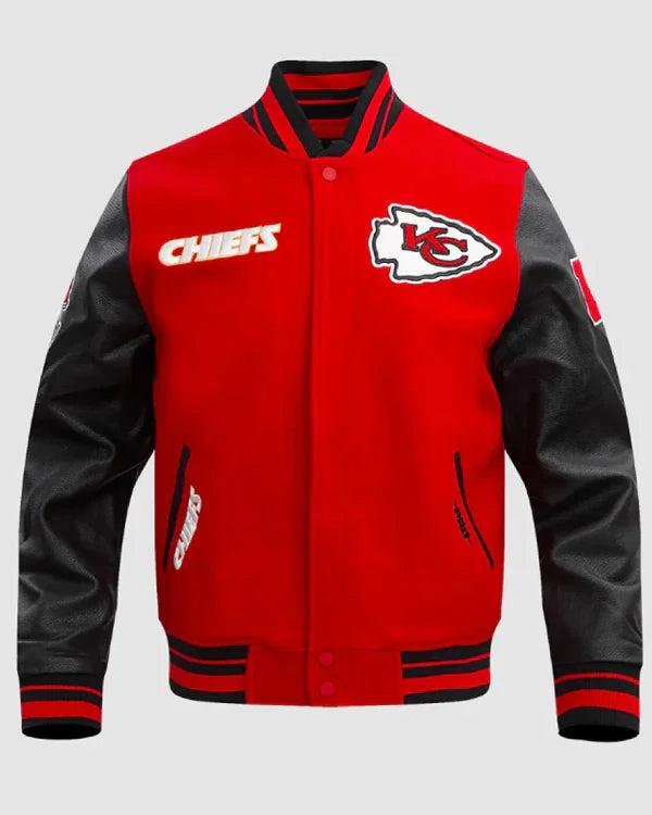 Kansas City Chiefs Retro Classic Rib Varsity Jacket