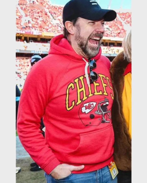 KansasCityJasonSudeikisChiefsRedHoodies