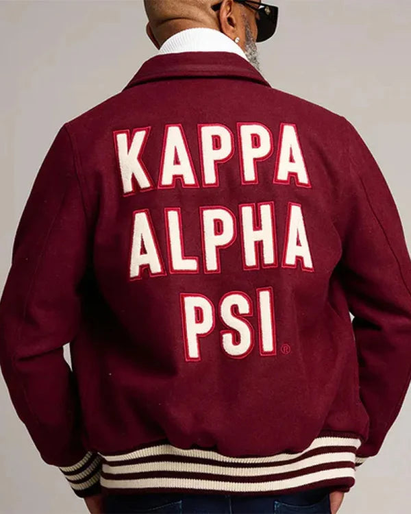 Kappa Alpha PSI Varsity Maroon Wool Jacket