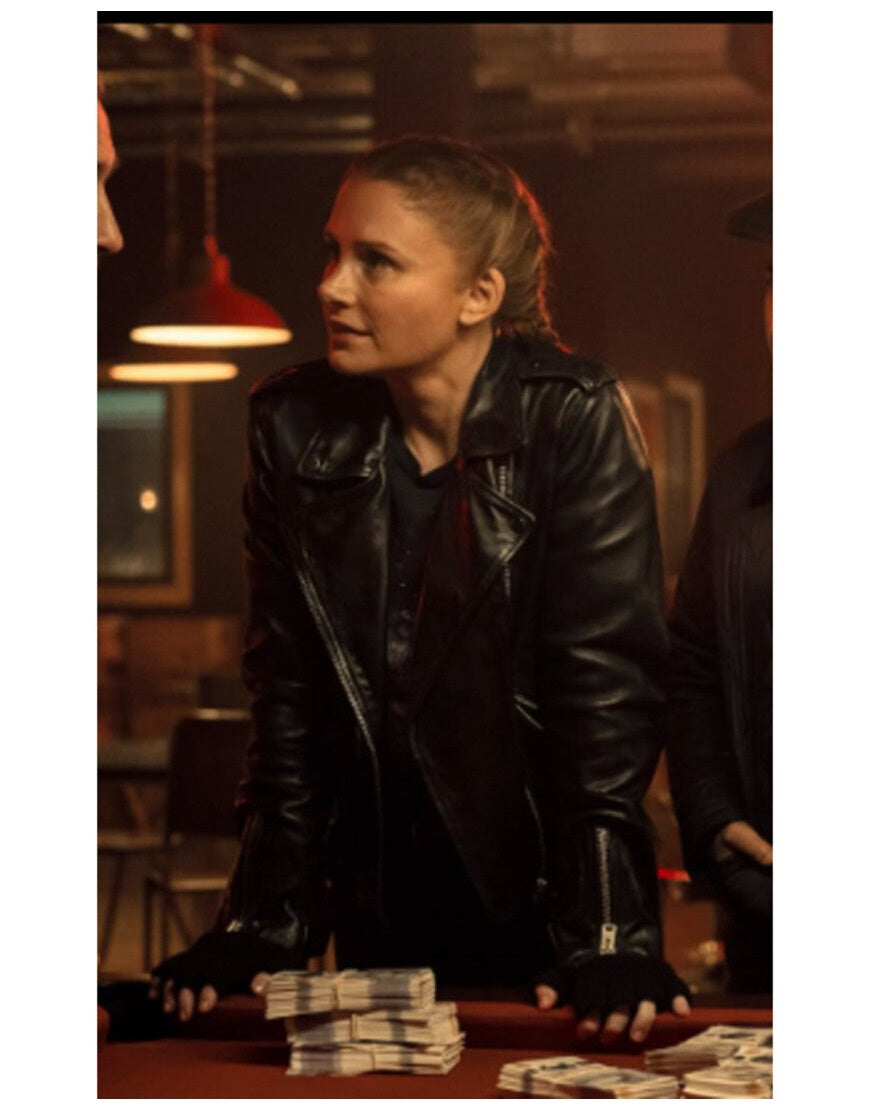 Deep Cover 2025 Bryce Dallas Howard Leather Jacket