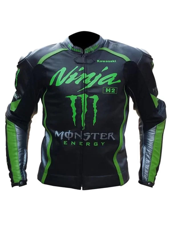 KawasakiNinjaLeatherMotorcycleRacingJackets