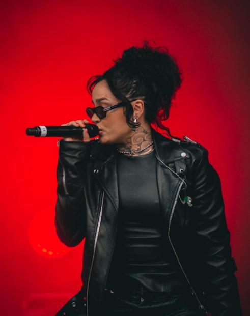 Kehlani Dreamville Festival Black Leather Jacket