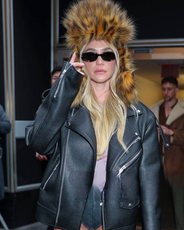 Kesha NYC 2025 Black Jacket
