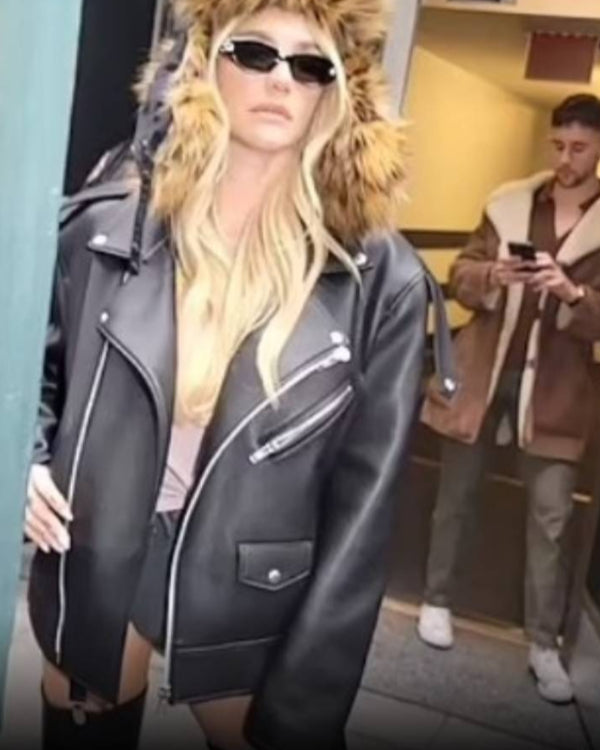 Kesha NYC 2025 Black Jacket