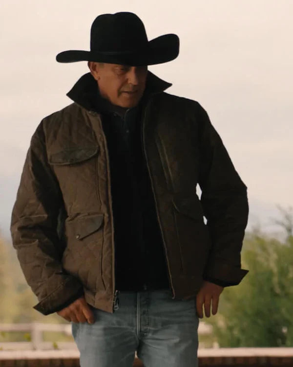 John Dutton Yellowstone Quilted Jacket S05