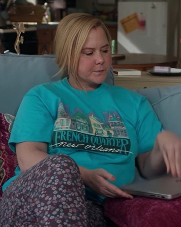 Kinda Pregnant 2025 Amy Schumer Blue T-Shirt