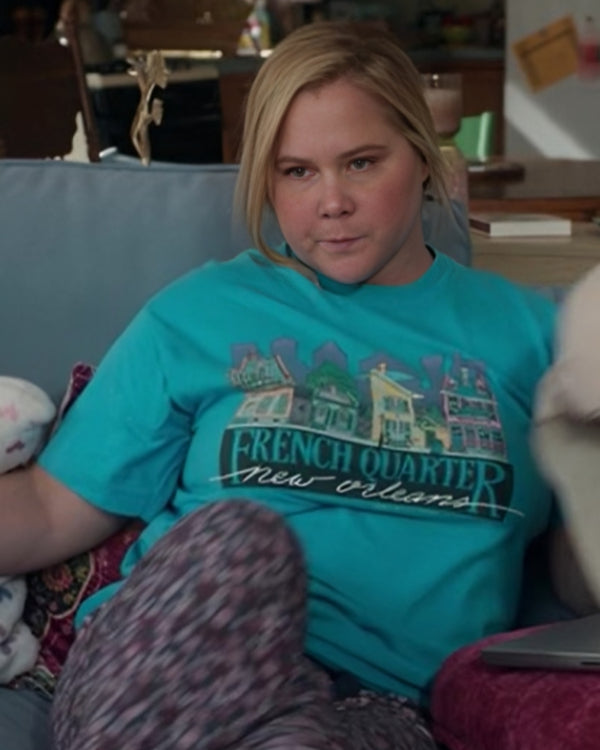 Kinda Pregnant 2025 Amy Schumer Blue T-Shirt