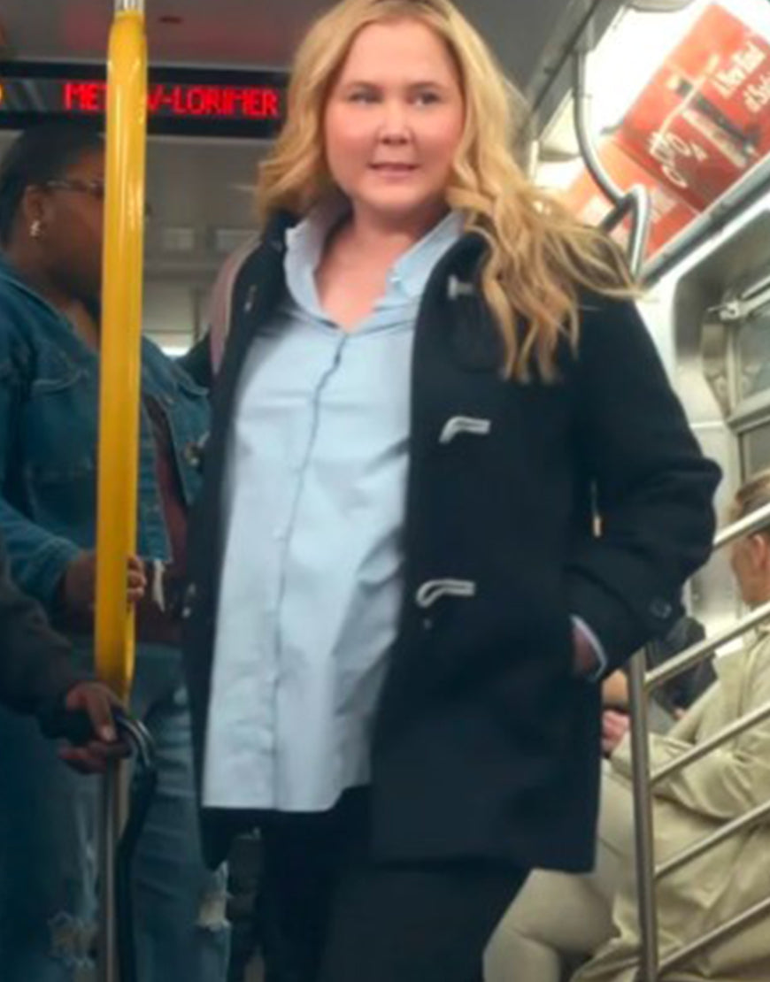 Kinda Pregnant 2025 Amy Schumer Duffle Coat