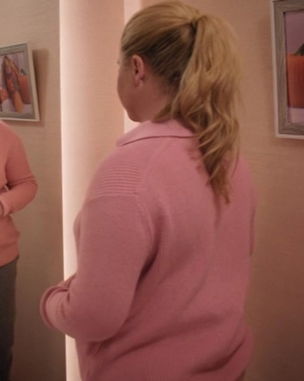 Kinda Pregnant 2025 Amy Schumer Pink Sweater