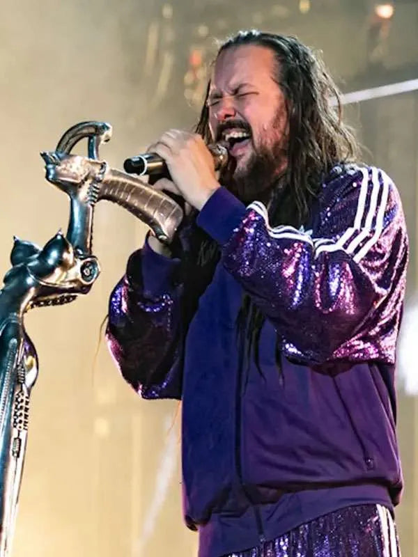 Jonathan Davis Purple Tracksuit