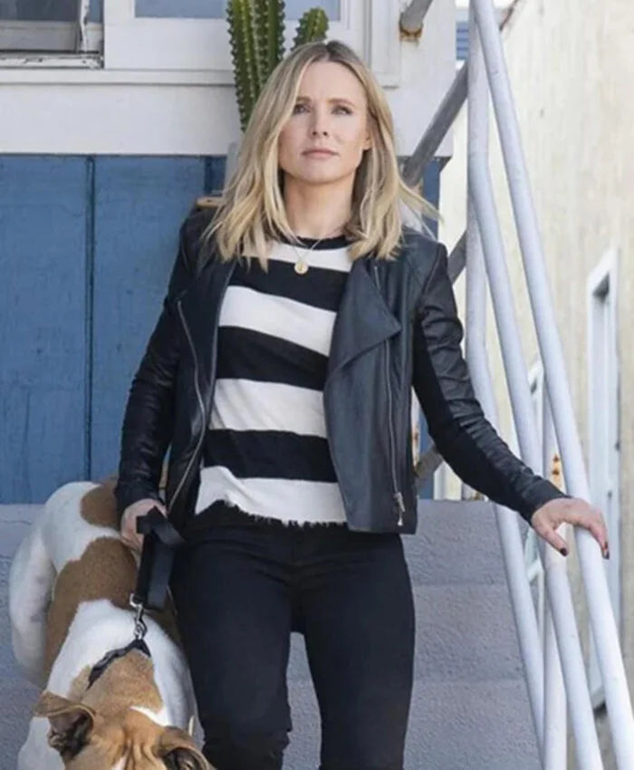 KristenBellVeronicaMarsS04BlackLeatherJacket.
