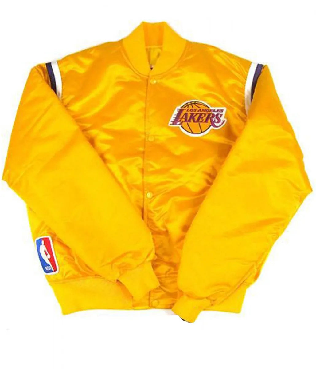 80s Lakers Los Angeles Satin Jacket