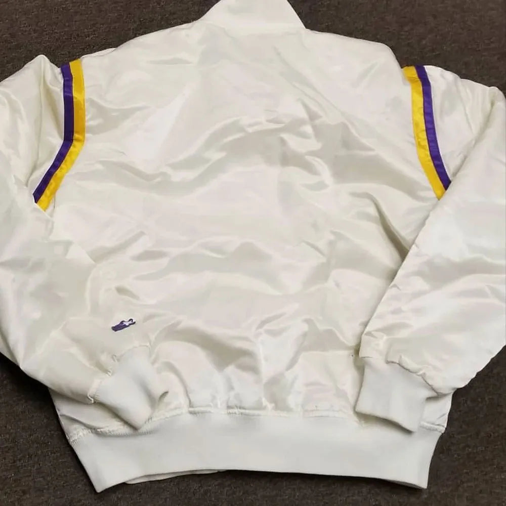 80s Lakers Los Angeles Satin Jacket