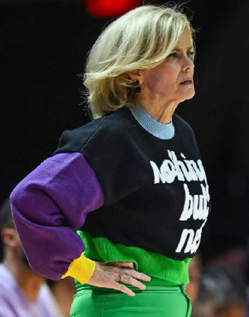 Kim Mulkey Nothing But Net Sweater