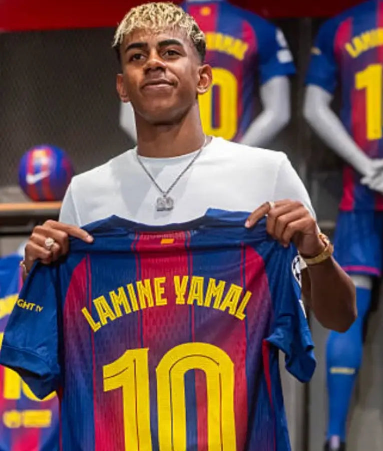 Lamine Yamal Barcelona Number 10 Jersey