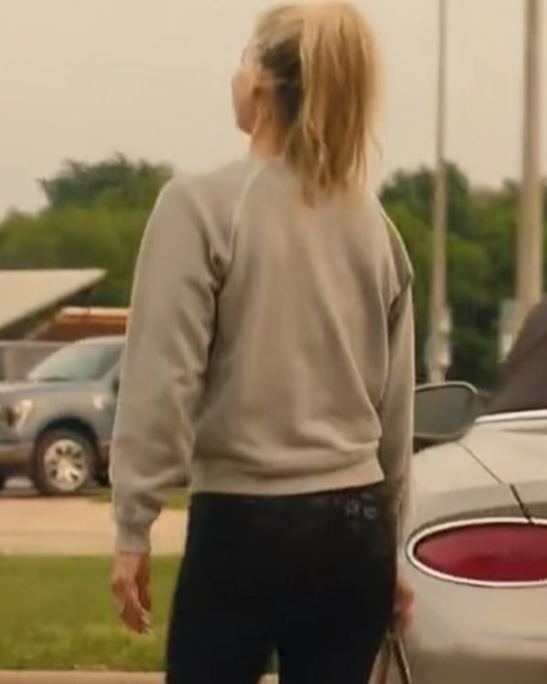 Landman Ali Larter Gray Sweatshirt