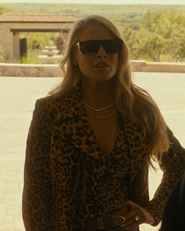 Landman Ali Larter Leopard Print Jacket