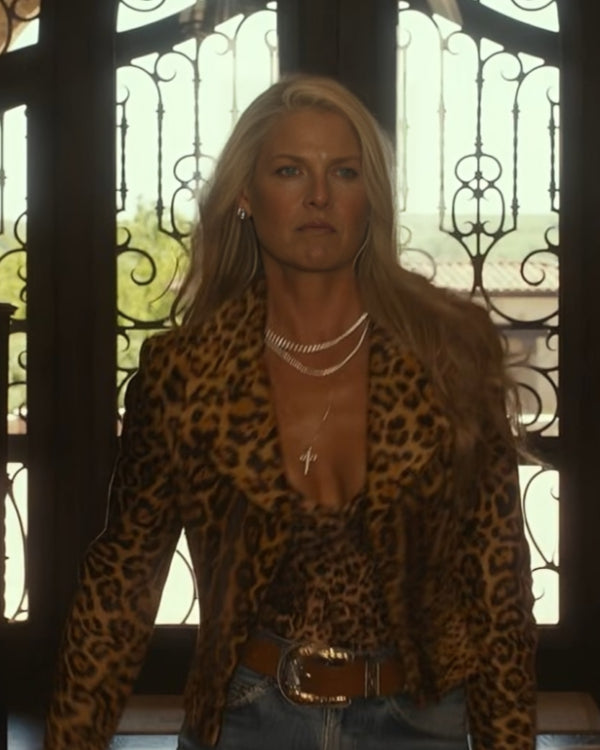 Landman Ali Larter Leopard Print Jacket