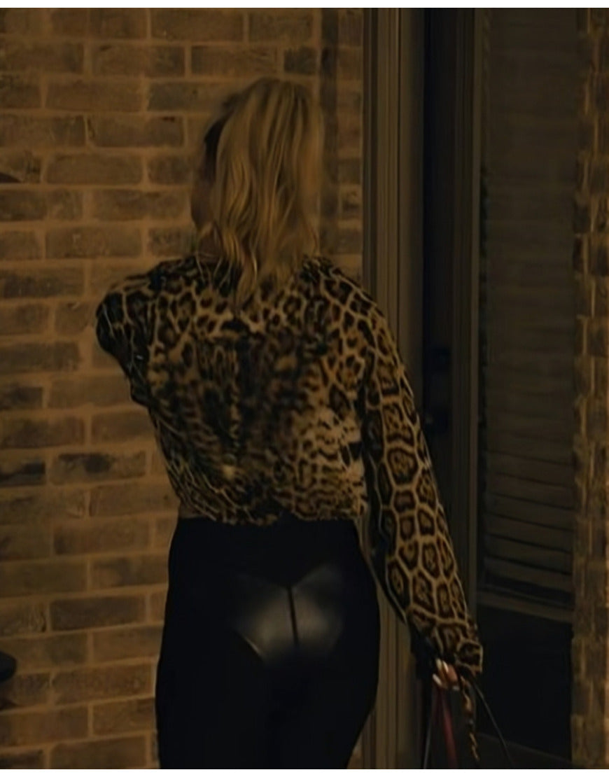 Landman 2024 Ali Larter Leopard Hoodie