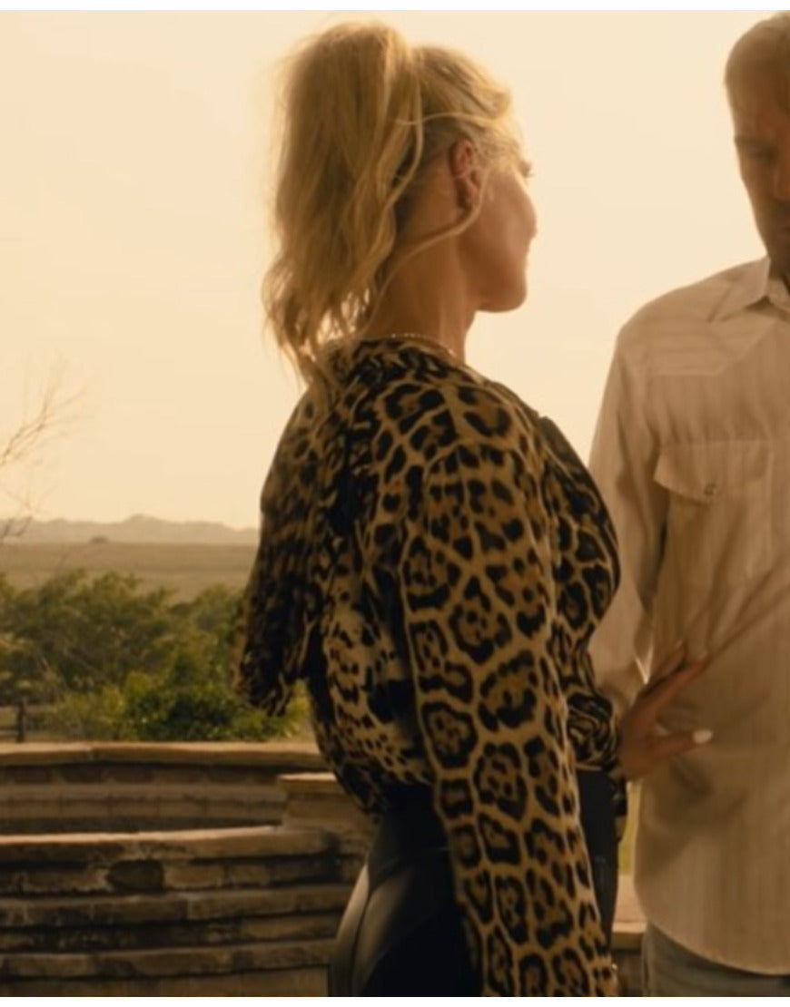 Landman 2024 Ali Larter Leopard Hoodie