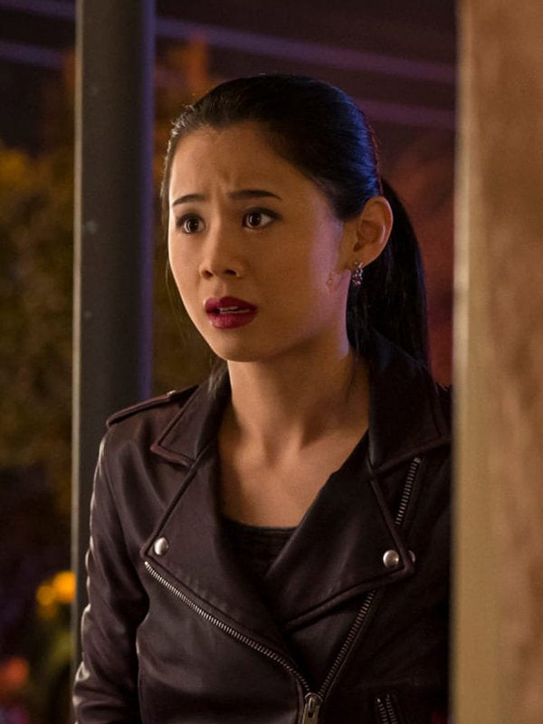 Nancy Drew George Fan Black Leather Jacket