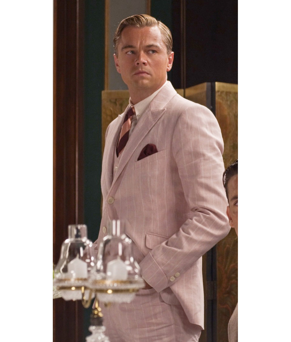 The Great Gatsby Leonardo DiCaprio Pink Suit