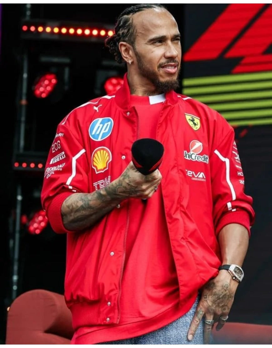 Lewis Hamilton F1 Grand Prix Of Australia Ferrari Jacket